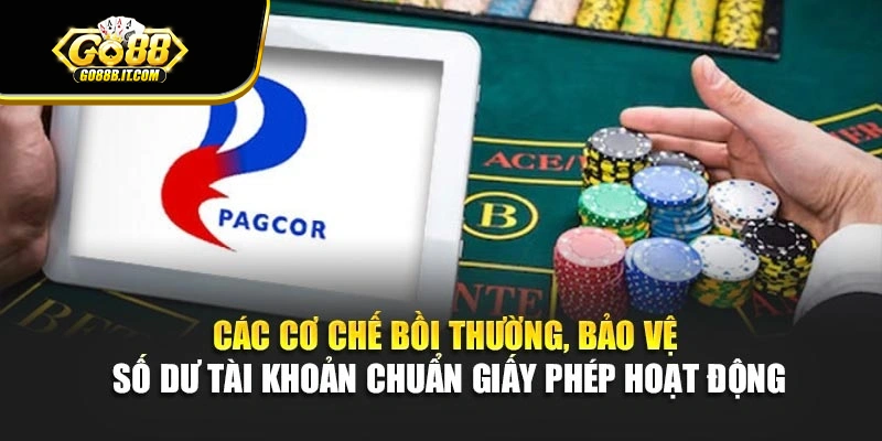 Các cơ chế bồi thường, bảo vệ số dư tài khoản chuẩn giấy phép hoạt động