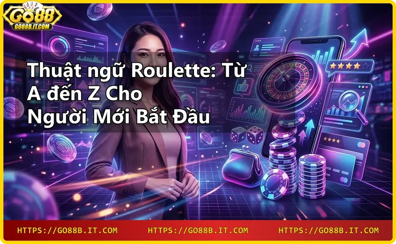 Các loại cược roulette cơ bản với chip đặt trên bàn