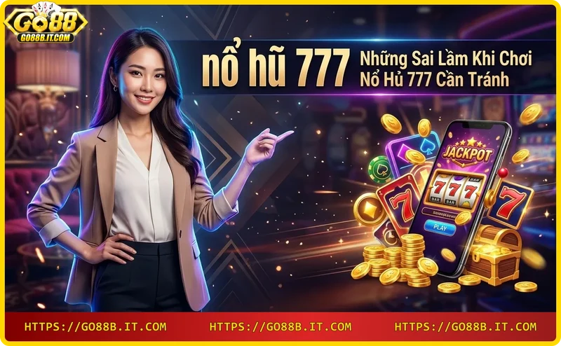 Cảnh báo sai lầm khi chơi nổ hũ 777: chọn cổng game kém uy tín.