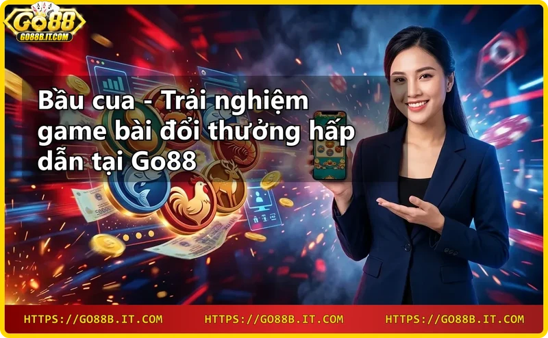 Giao diện game bầu cua trên điện thoại Go88