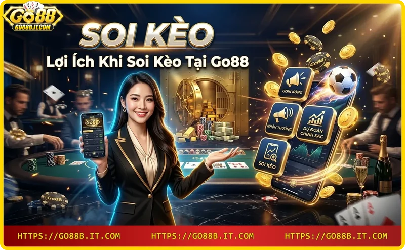 Giao diện soi kèo Go88 với tỷ lệ kèo cạnh tranh, phân tích chuyên sâu, mang lại lợi thế cho người chơi.