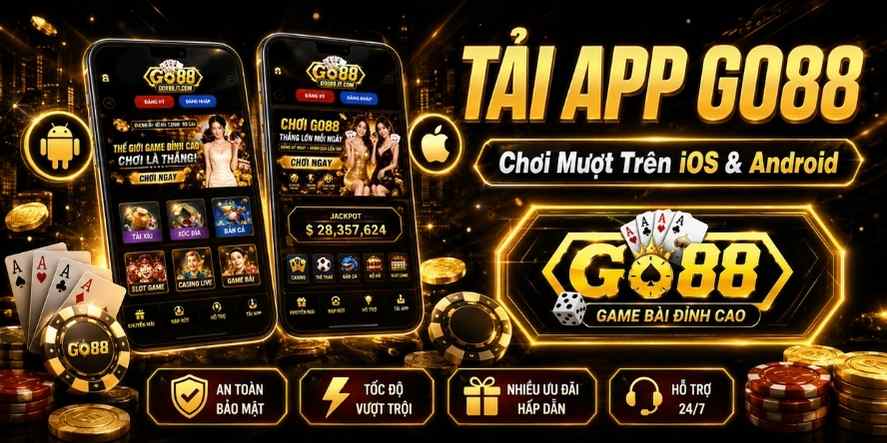 Tải app Go88 trên điện thoại Android và iOS