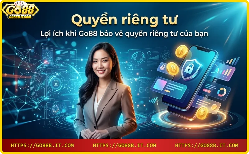 Hình ảnh thể hiện lợi ích bảo mật thông tin khi chơi tại Go88