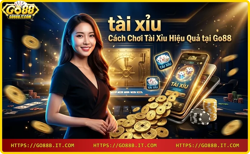 Hướng dẫn chơi tài xỉu tại Go88 - luật chơi và mẹo quản lý vốn
