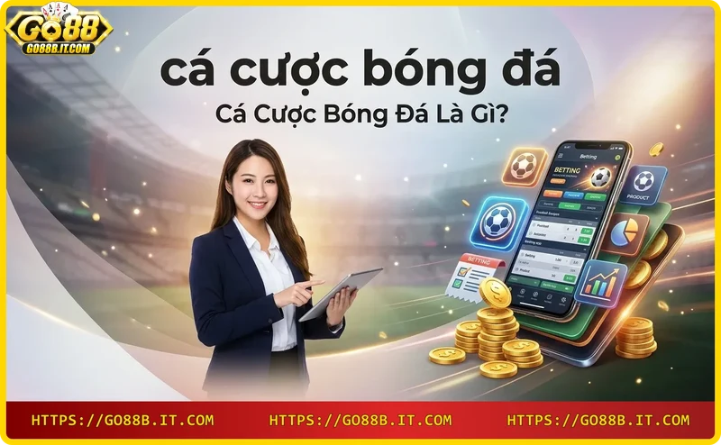 Minh họa các loại cược phổ biến trong cá cược bóng đá: cược chấp, tài xỉu, 1x2, tỉ số chính xác