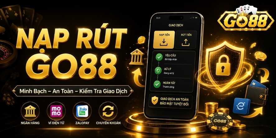 Nạp rút Go88 an toàn minh bạch