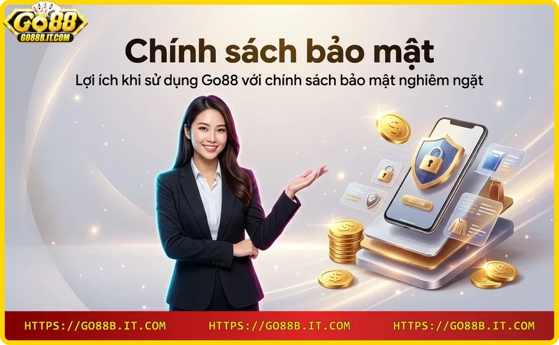 Người dùng an tâm với giao diện bảo mật hiện đại tại Go88