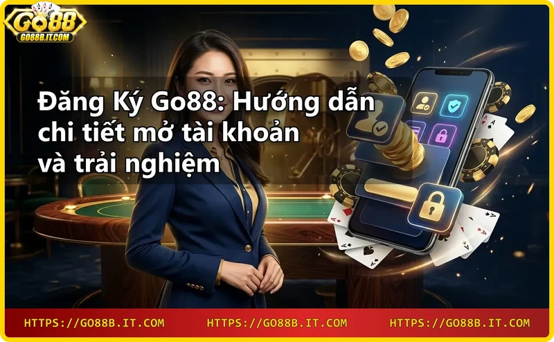 Người dùng đăng ký Go88 trên điện thoại di động