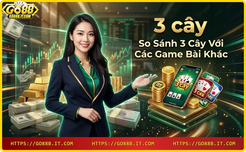 So sánh bộ bài của 3 cây, liêng và poker với hiệu ứng neon màu sắc khác nhau