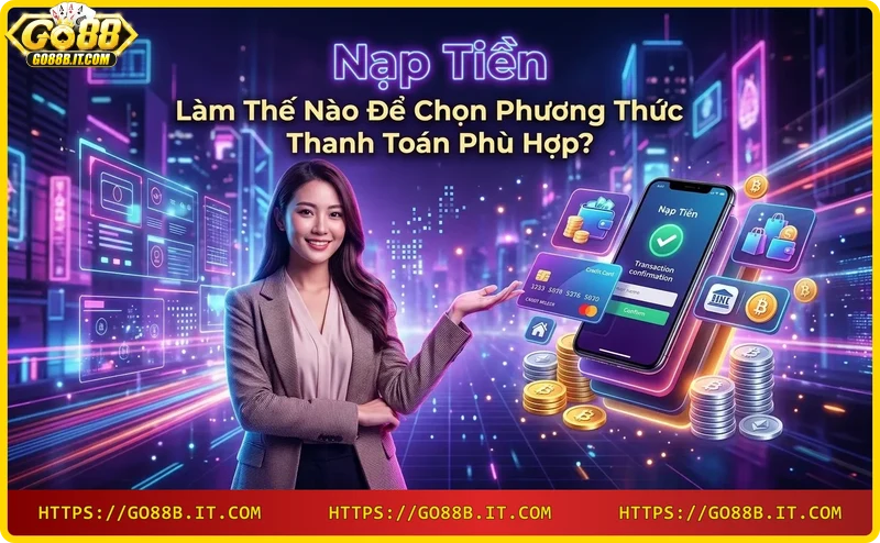 So sánh các phương thức thanh toán khi nạp tiền Go88